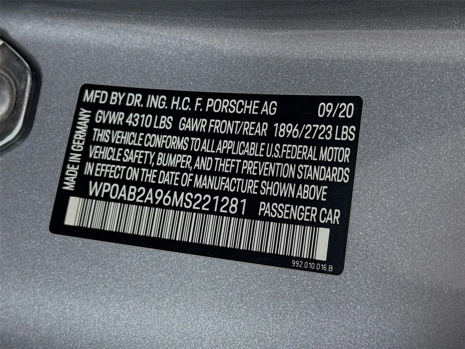 2021 Porsche 992 Carrera S - Image 30 of 31