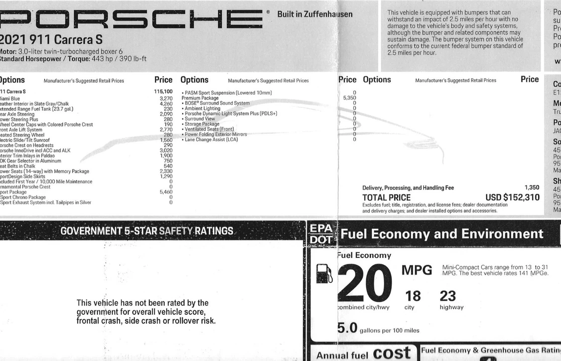 2021 Porsche 992 Carrera S - Image 2 of 12