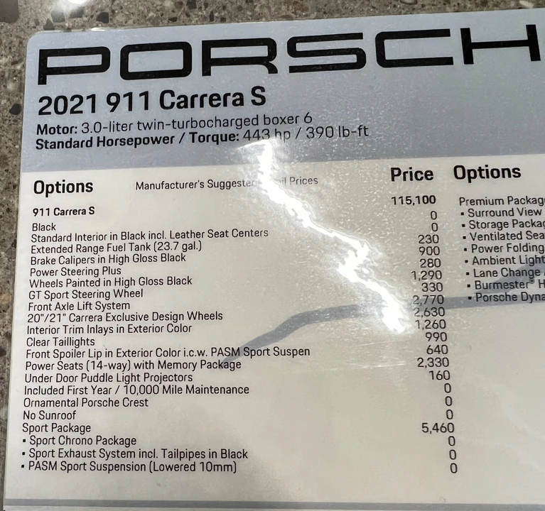 2021 Porsche 992 Carrera S - Image 16 of 22