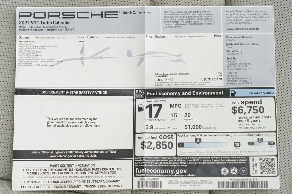 2021 Porsche 992 Turbo - Image 31 of 31