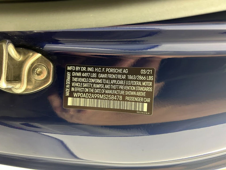 2021 Porsche 992 Turbo - Image 31 of 31