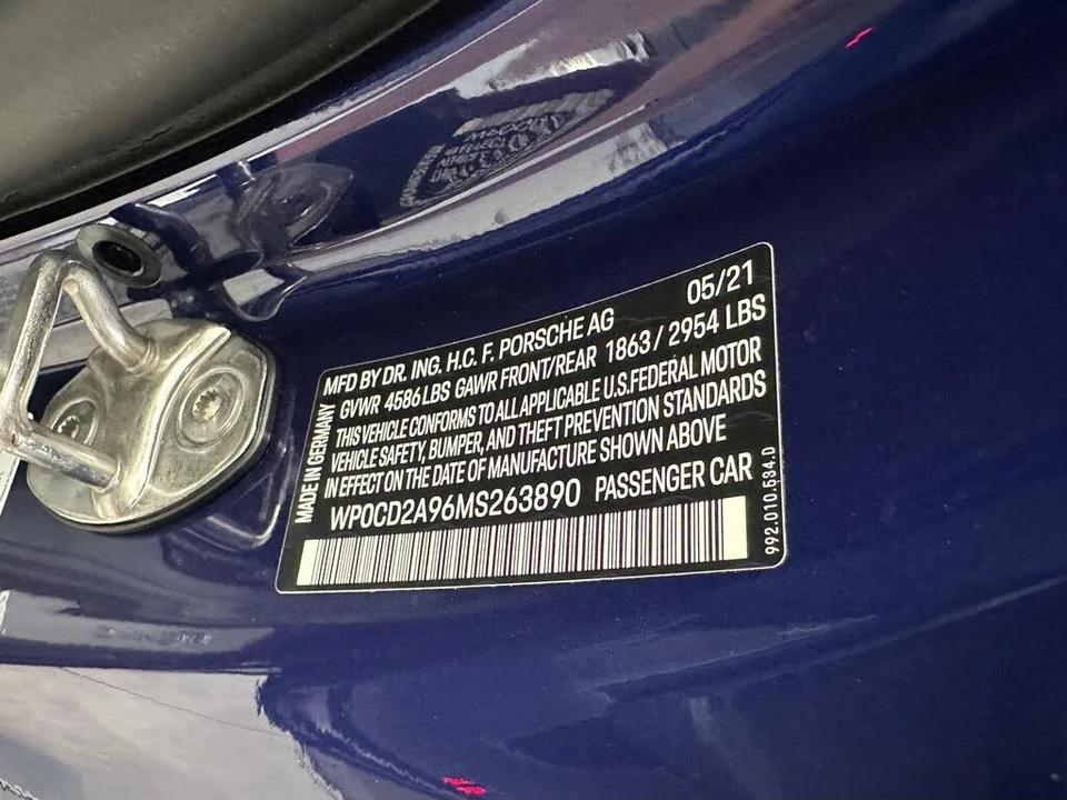 2021 Porsche 992 Turbo S - Image 22 of 31