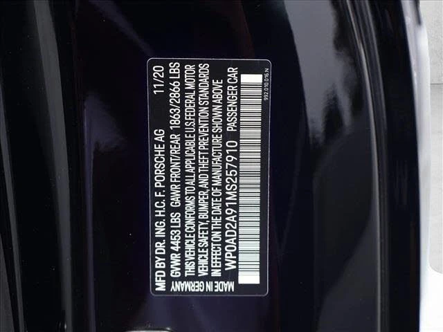 2021 Porsche 992 Turbo S - Image 27 of 27