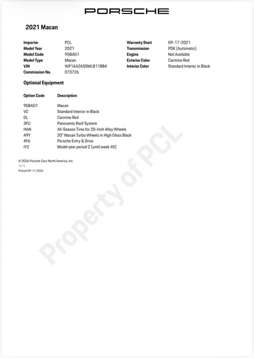 2021 Porsche Macan - Image 8 of 8