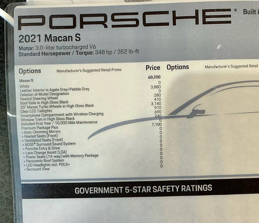 2021 Porsche Macan S - Image 9 of 10