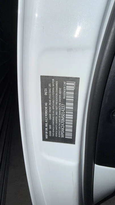 2021 Porsche 971 Panamera S - Image 19 of 19