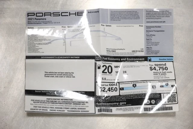 2021 Porsche 971 Panamera - Image 6 of 12