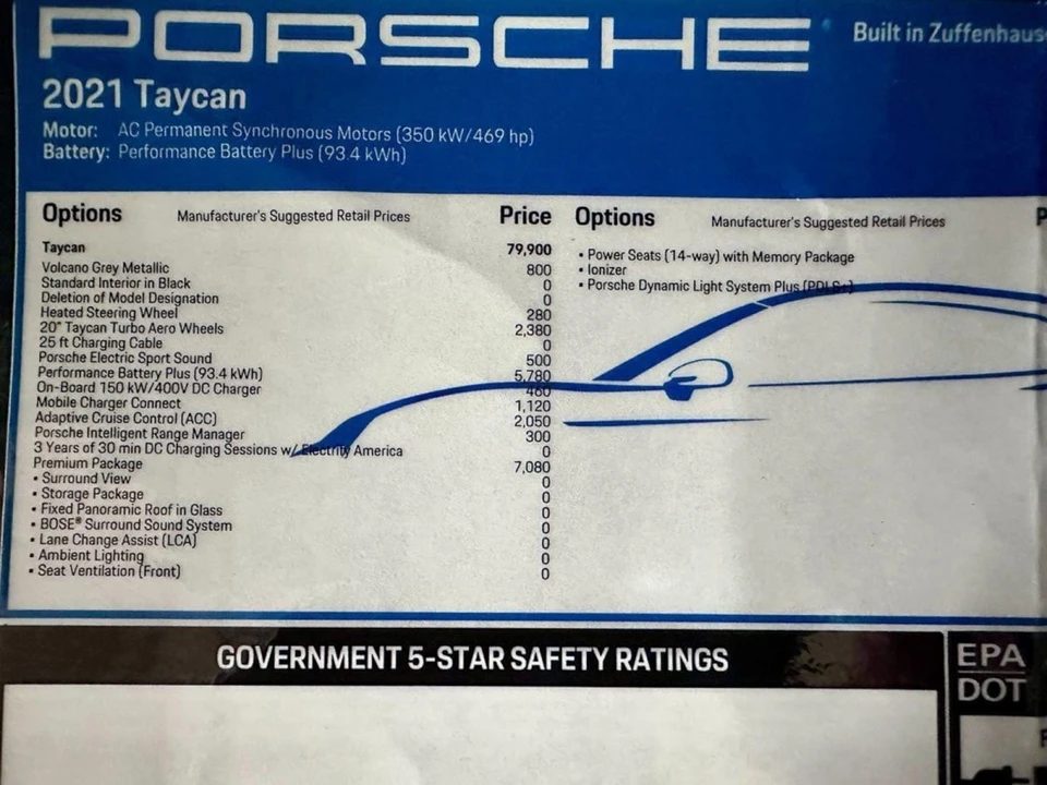 2021 Porsche Taycan - Image 31 of 31