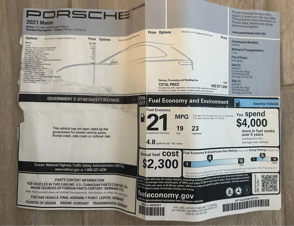 2021 Porsche Macan - Image 11 of 11