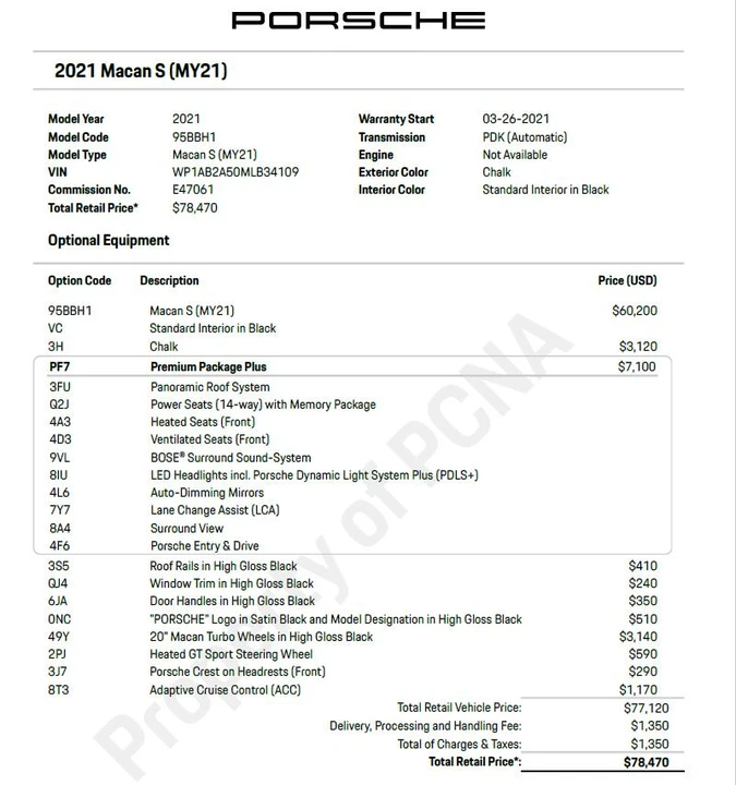 2021 Porsche Macan S - Image 15 of 15
