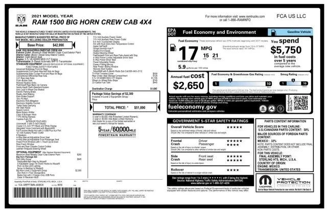 2021 Ram 1500 2nd Gen - Image 10 of 12