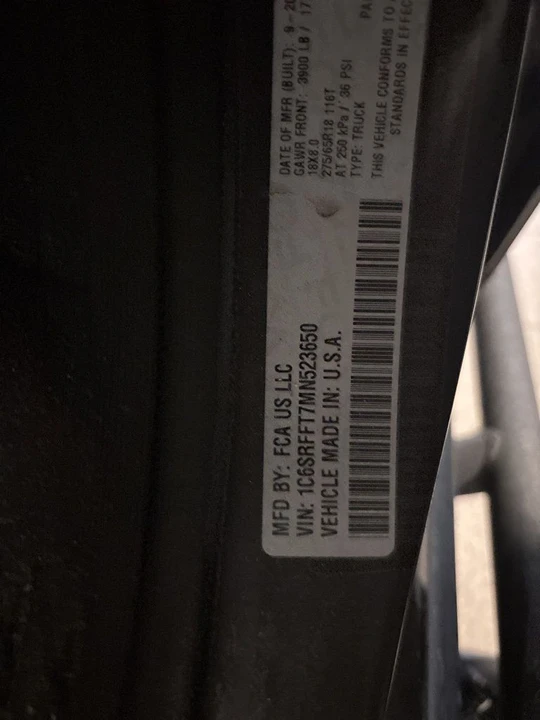 2021 Ram 1500 2nd Gen - Image 11 of 12