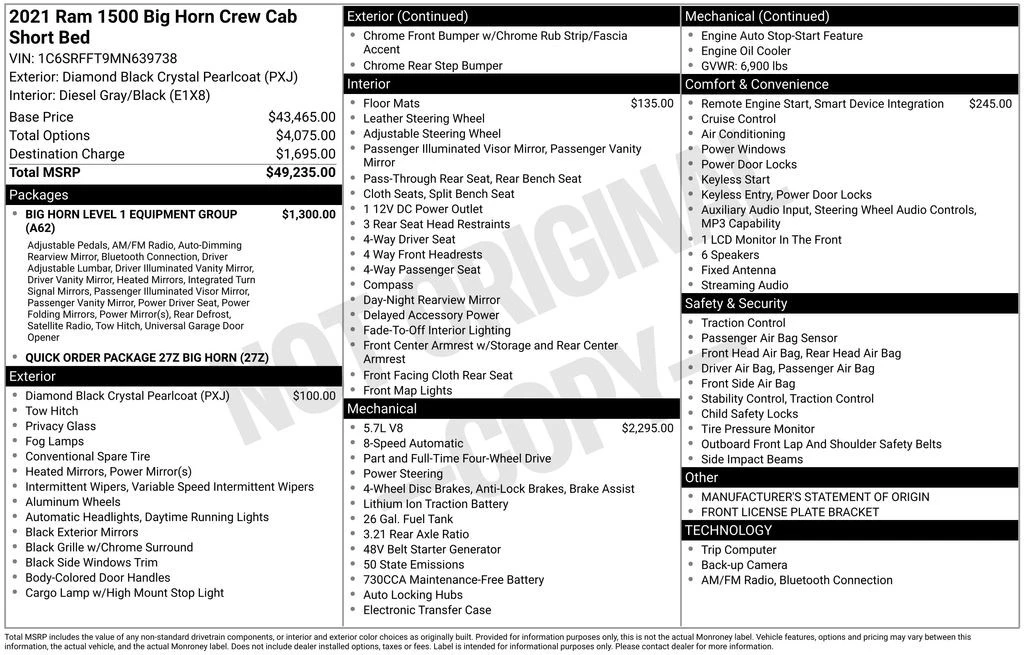 2021 Ram 1500 2nd Gen - Image 4 of 31