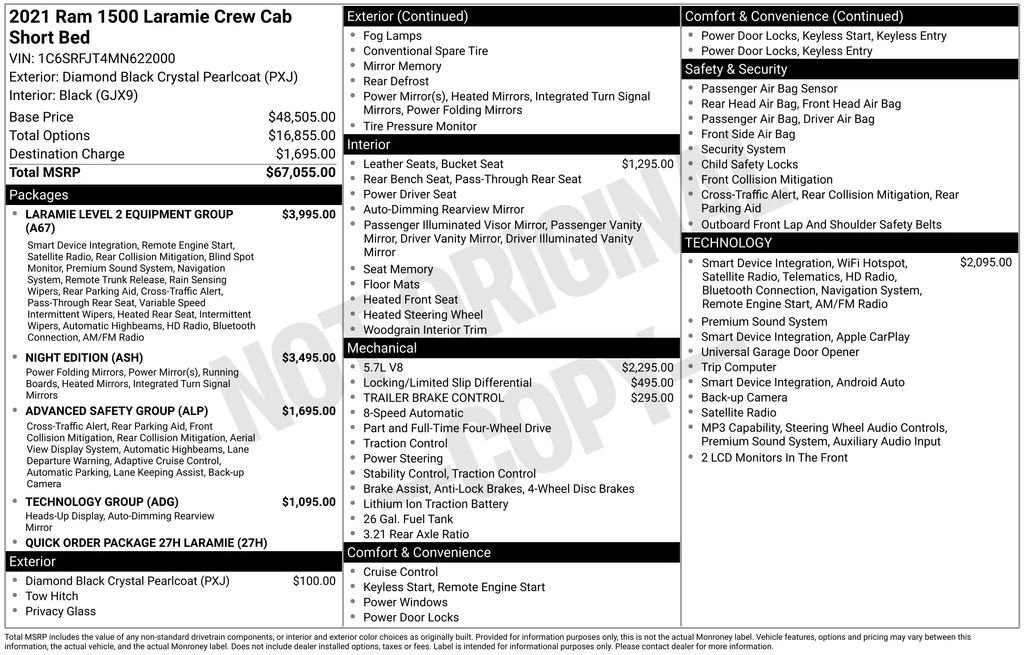 2021 Ram 1500 2nd Gen - Image 29 of 29