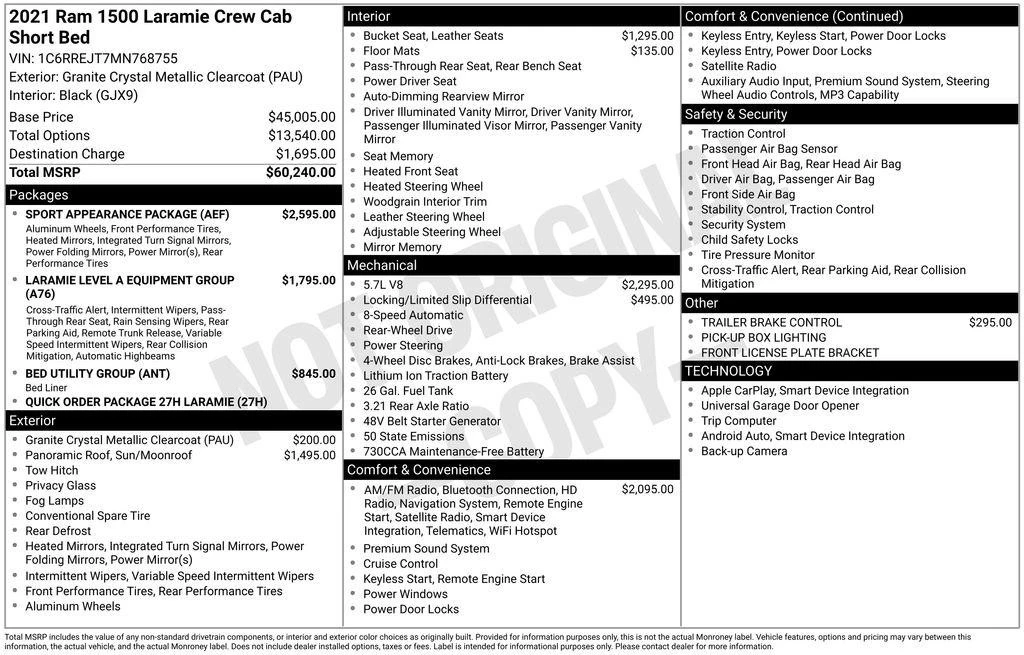 2021 Ram 1500 2nd Gen - Image 2 of 31
