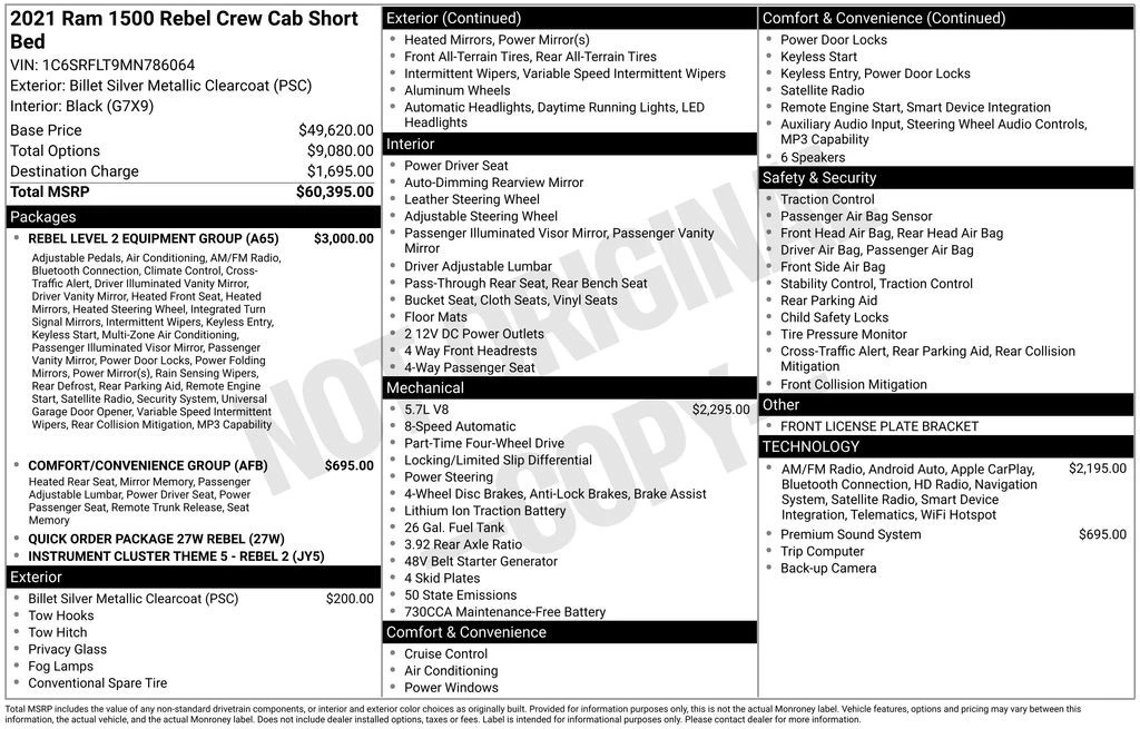 2021 Ram 1500 2nd Gen - Image 6 of 12