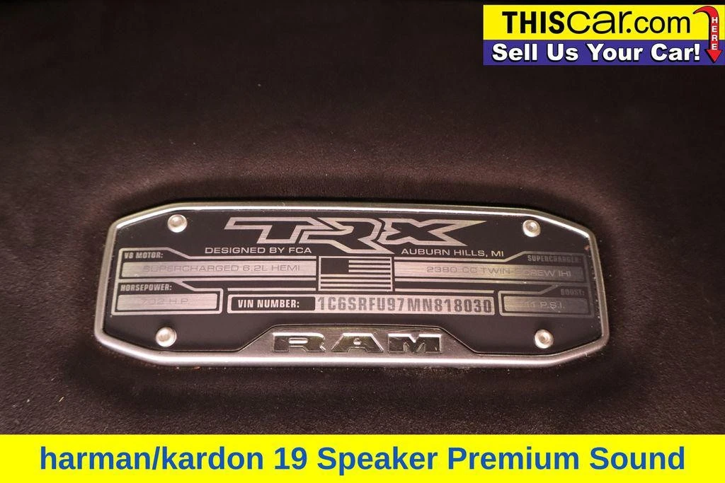 2021 Ram 1500 TRX 1st Gen - Image 19 of 31