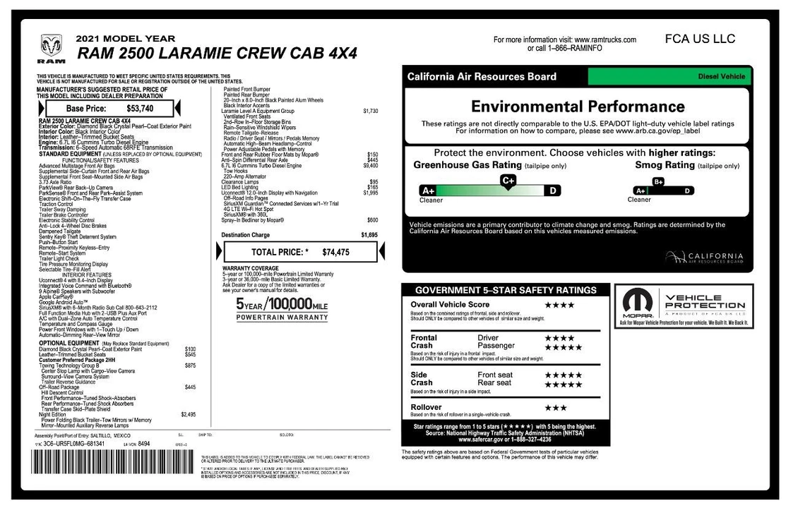 2021 Ram 2500 - Image 3 of 31
