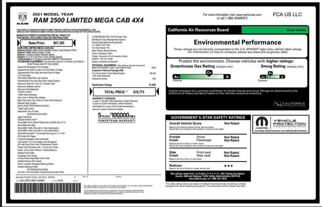 2021 Ram 2500 - Image 6 of 12