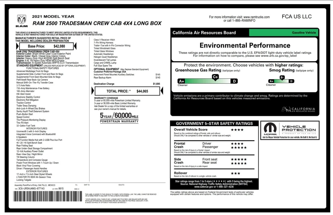 2021 Ram 2500 - Image 4 of 12