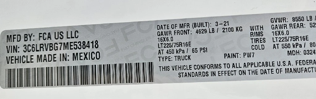 2021 Ram ProMaster - Image 2 of 20