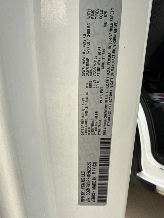 2021 Ram ProMaster - Image 7 of 17