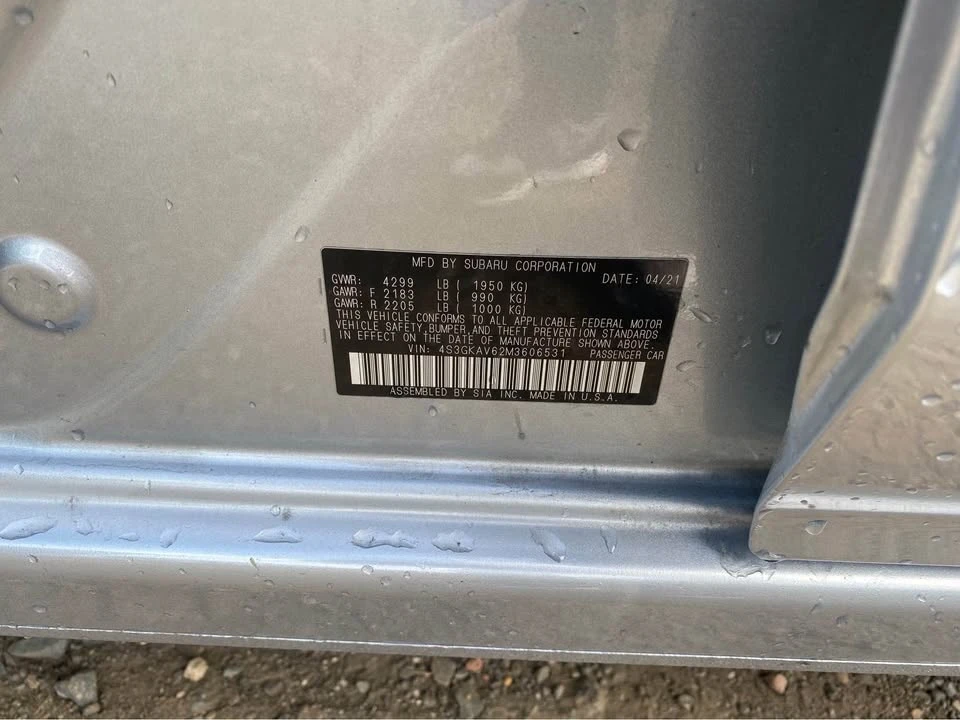 2021 Subaru Impreza 5th Gen - Image 13 of 13