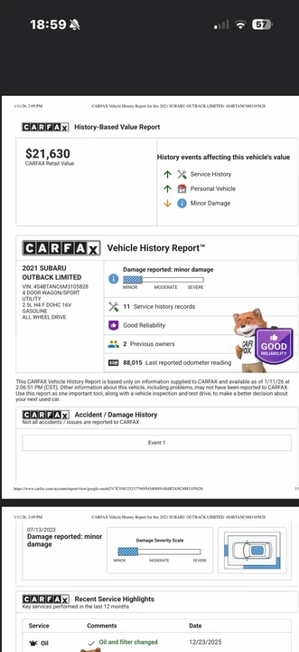 2021 Subaru Outback 6th Gen - Image 12 of 13