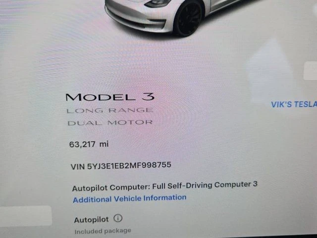 2021 Tesla Model 3 - Image 5 of 7