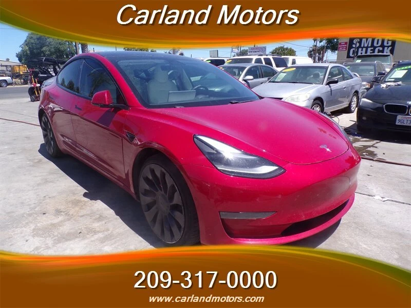 2021 Tesla Model 3 Performance - Image 3 of 18