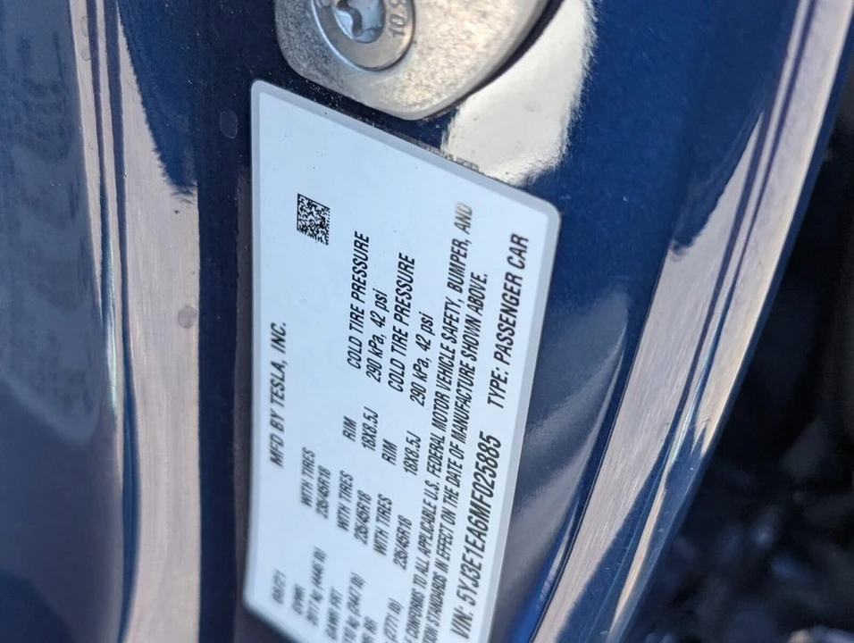 2021 Tesla Model 3 - Image 19 of 21