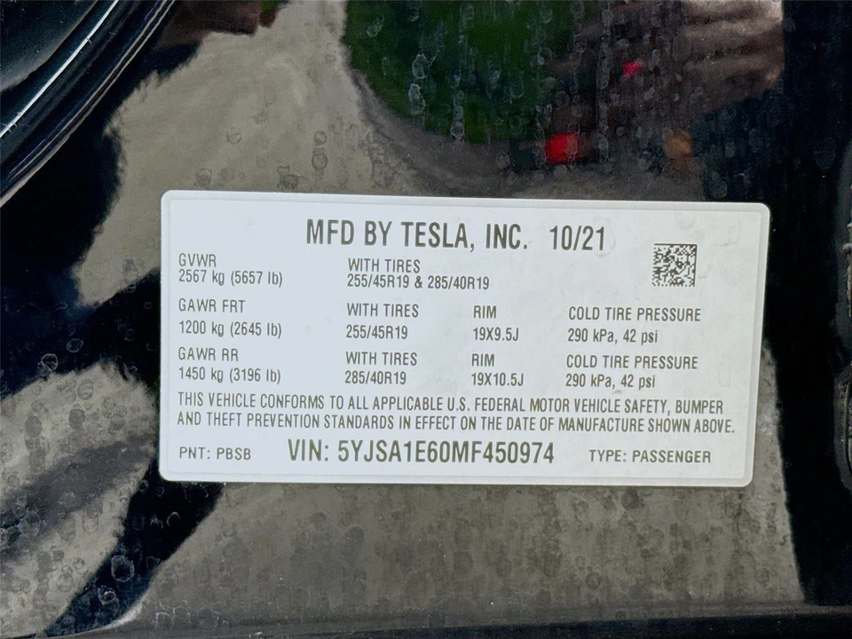 2021 Tesla Model S Plaid - Image 14 of 14
