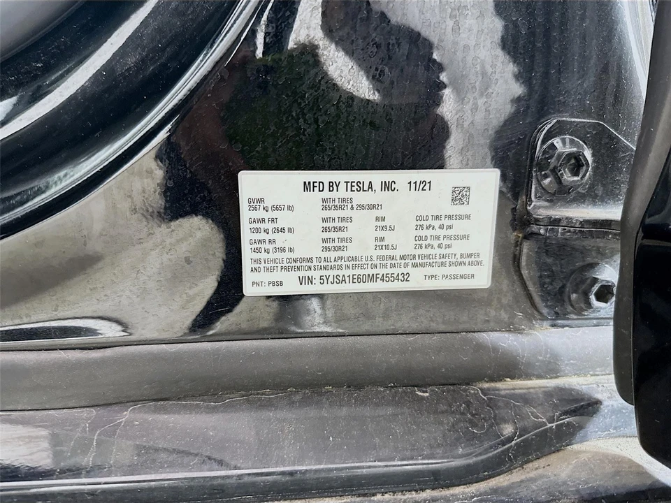 2021 Tesla Model S Plaid - Image 9 of 11