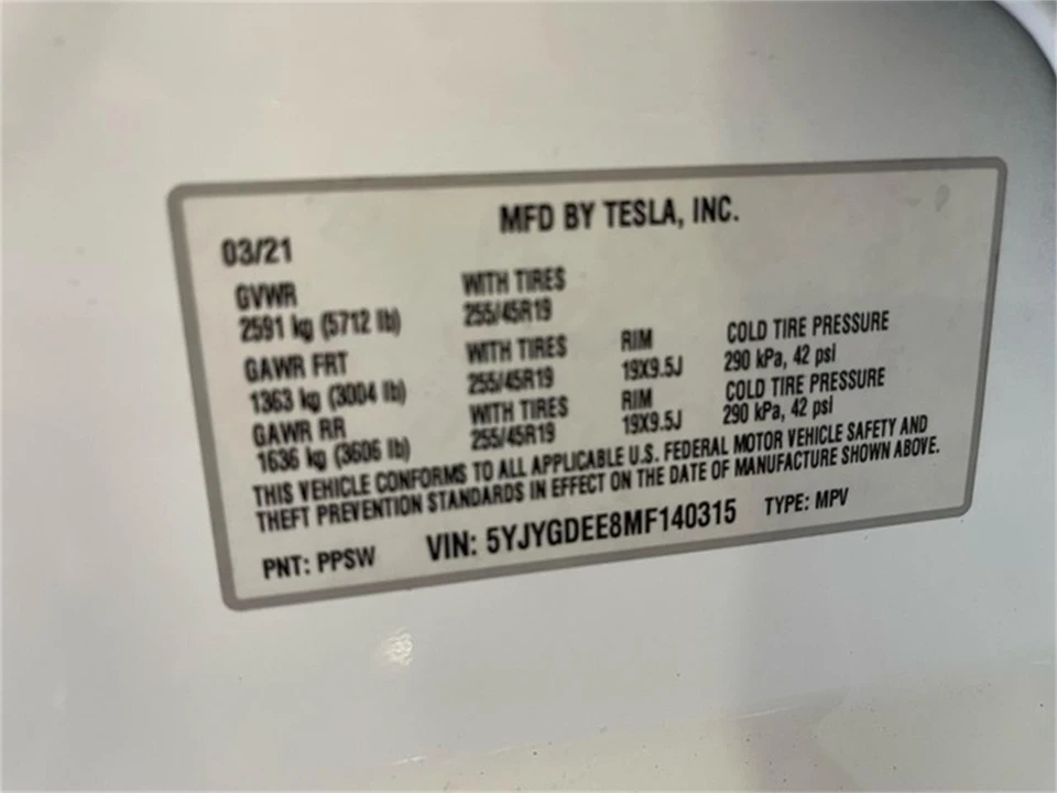 2021 Tesla Model Y - Image 19 of 31