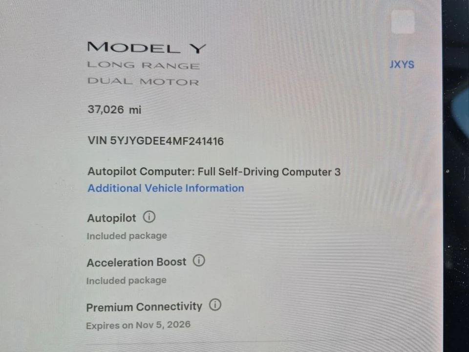 2021 Tesla Model Y - Image 5 of 7