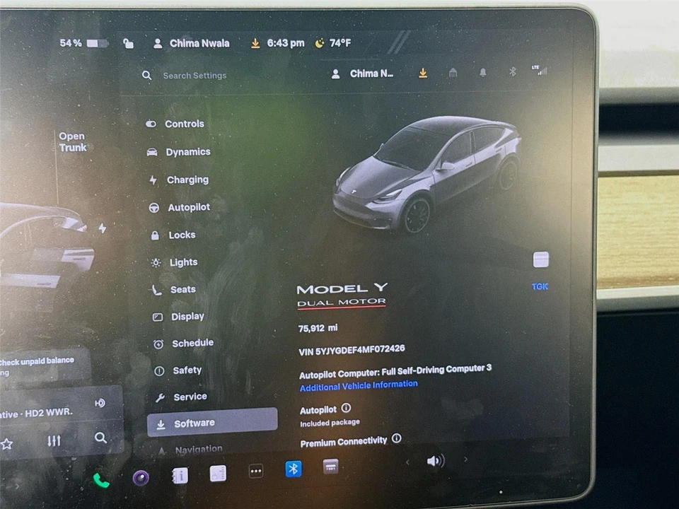 2021 Tesla Model Y Performance - Image 8 of 14