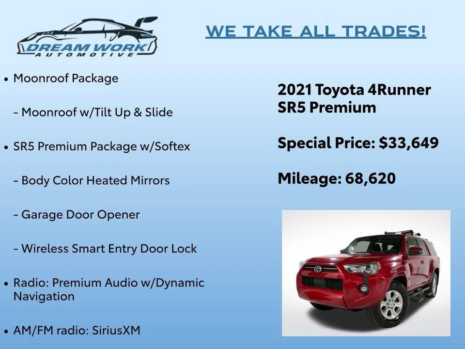 2021 Toyota 4Runner 5th Gen - Image 2 of 20