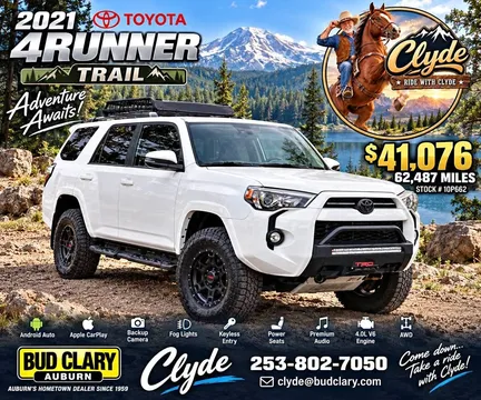 2021 Toyota 4Runner Trail Premium Sport Utility 4D