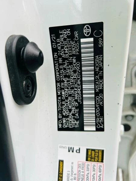 2021 Toyota Corolla 12th Gen - Image 11 of 12