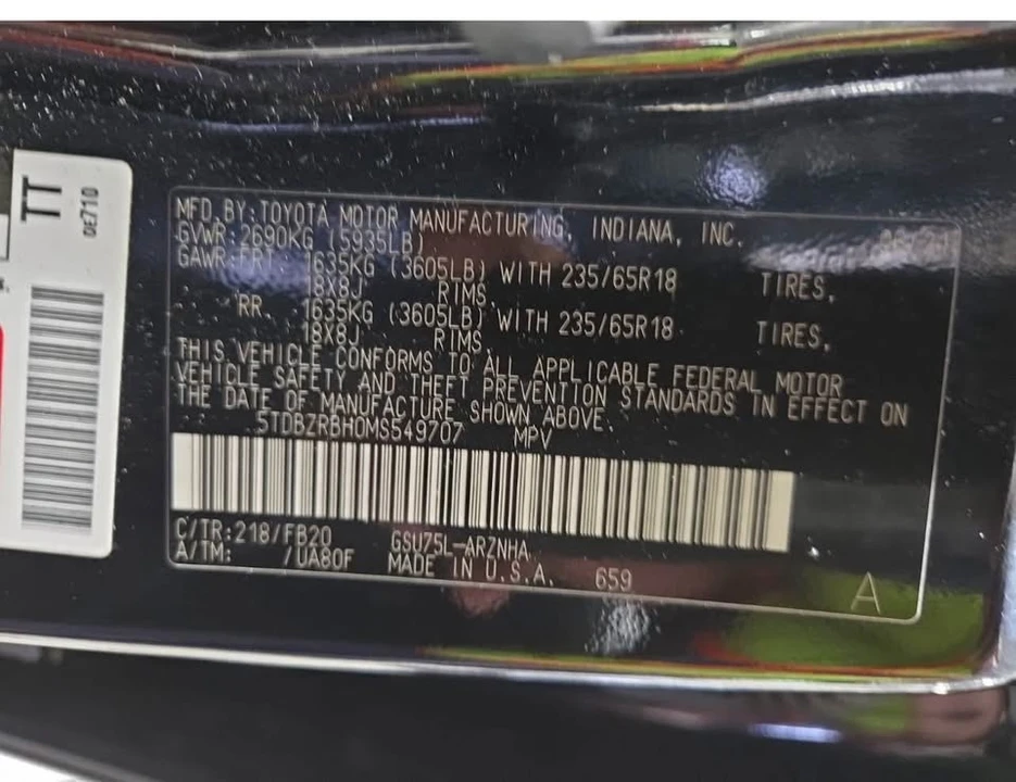 2021 Toyota Highlander - Image 13 of 15