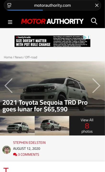 2021 Toyota Sequoia 2nd Gen - Image 3 of 4