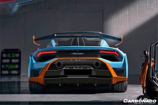Lamborghini Huracan STO Dry Carbon Fiber Rear Diffuser