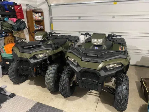 2021 Polaris 450 ATVs with Trailer