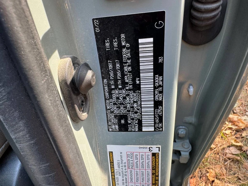 2022 Toyota 4Runner 5th Gen - Image 16 of 17