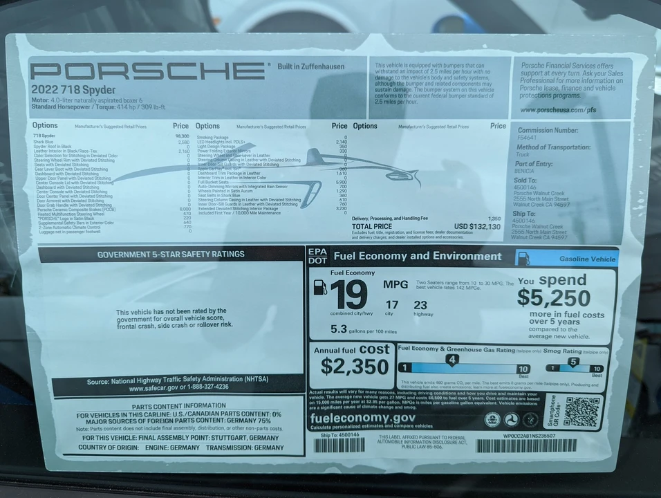 2022 Porsche - Image 2 of 20