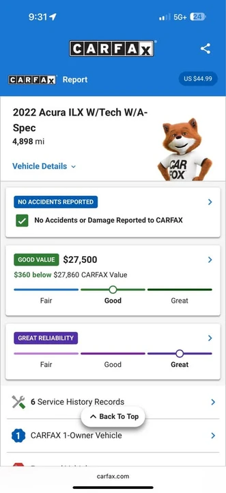 2022 Acura ILX - Image 16 of 16