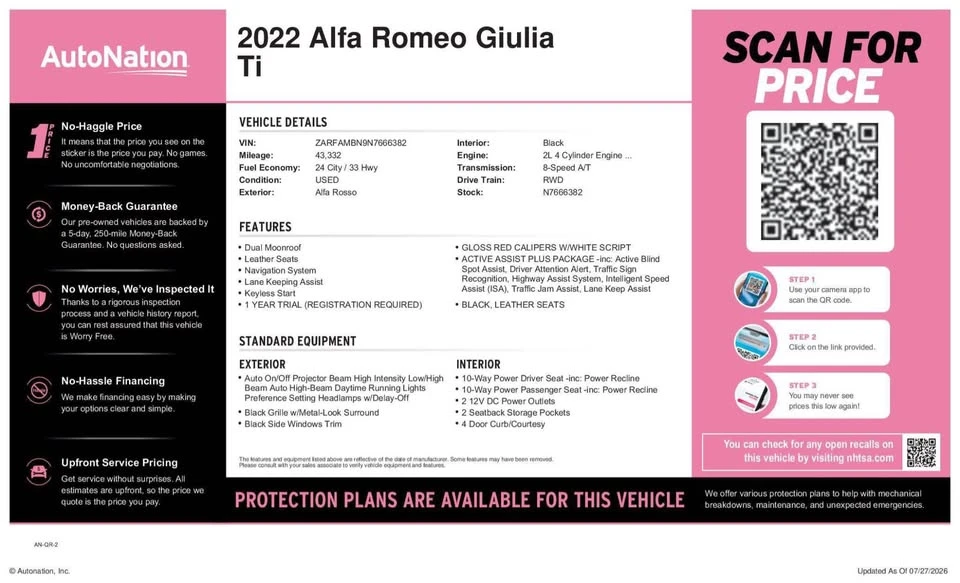 2022 Alfa Romeo Giulia - Image 19 of 19