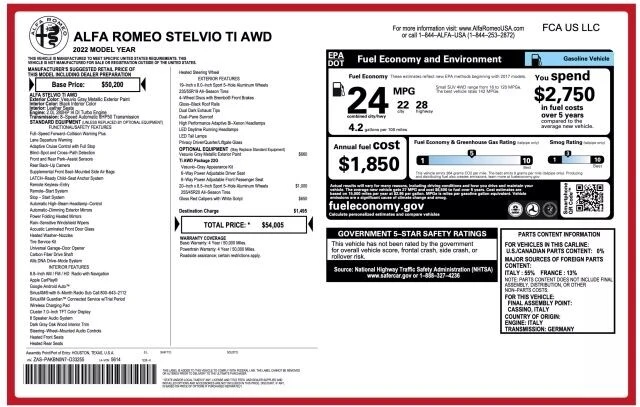 2022 Alfa Romeo Stelvio - Image 3 of 21