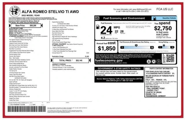 2022 Alfa Romeo Stelvio - Image 12 of 12