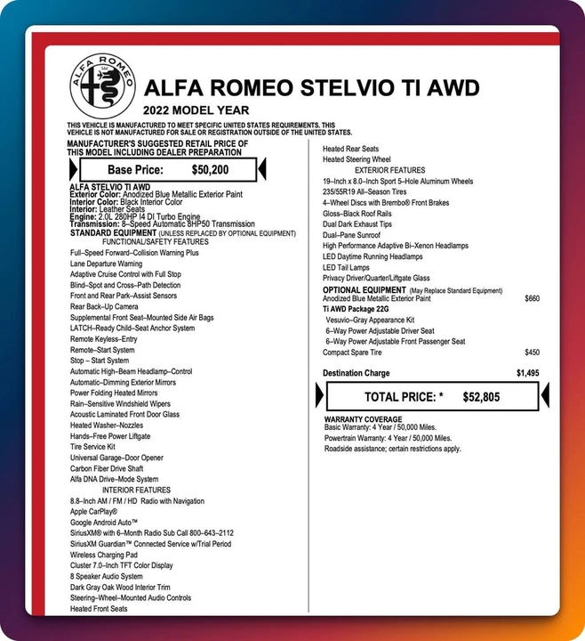 2022 Alfa Romeo Stelvio - Image 15 of 17
